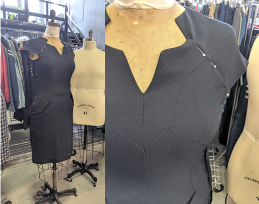 LynPaolo's tweet photo. Did you catch this dress on Elena on @LittleFiresHulu? Our tailor brought the star power to the details on this look.
#Costumedesign #LittleFiresEverywhere #cutomlook #behindtheseams #SeeUonHulu #Simpsonstreet #HelloSunshine https://t.co/Medq0sScLf