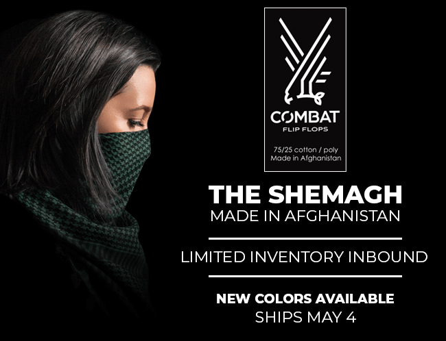 combatflipflops's tweet photo. THE AFGHAN MADE SHEMAGH (SQUARE SCARF)
is the perfect accessory for any environment. This multipurpose neck decoration adds polish, makes cold comfortable, and for the right person expresses that spicy personality. #combatflipflops #COVID19 #coronavirus https://t.co/2RP5tsKeGN https://t.co/eWpjMo88sq