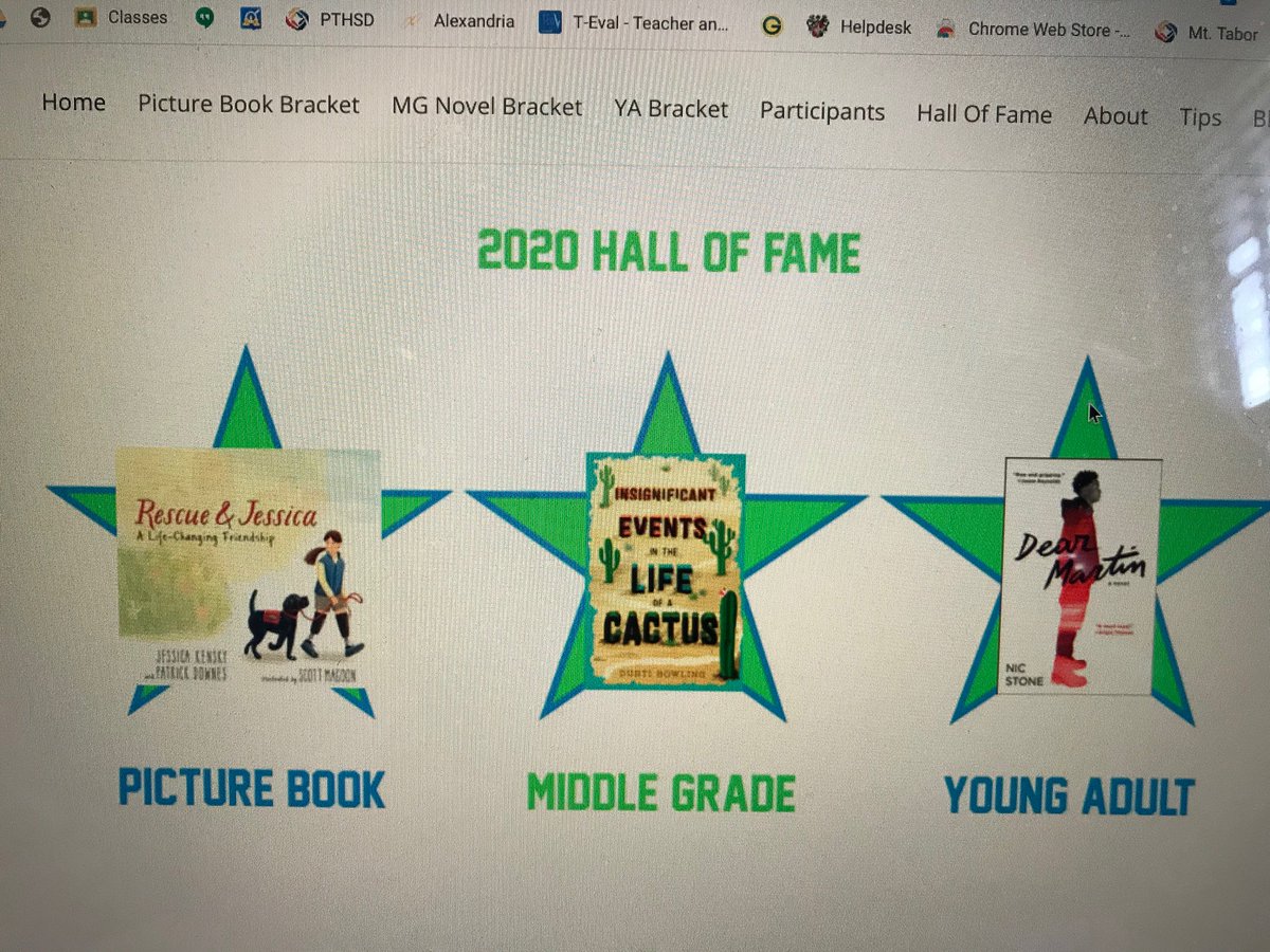 Raff5K's tweet photo. Here are the #MarchBookMadness2020 winners @MtTaborSchool families! #mbm2020 https://t.co/36FZnW4Bwy