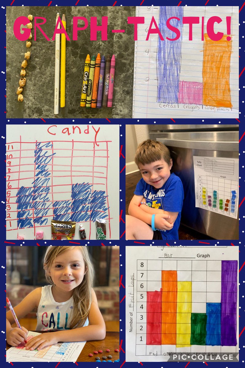 Working on bar graphs this week in math! My firstie mathematicians are finding awesome ways to collect &amp; show data at home! #funinfirst #wegotourdata #andweknowhowtoshowit <a href="/owenstylerisd/">Owens Tyler ISD</a> <a href="/TylerisdEleMath/">TylerisdEleMath</a>