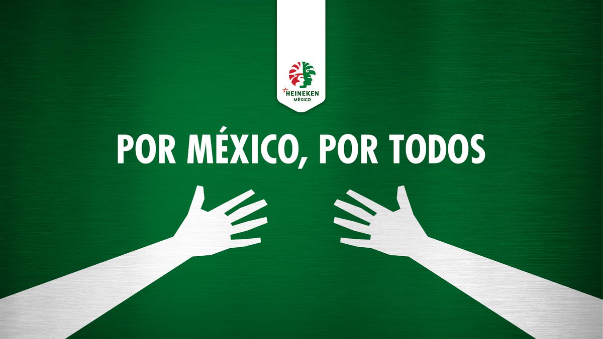 gerafranco's tweet photo. ¡Unidos, saldremos adelante! 

#PorMéxicoPorTodos @HeinekenMexico https://t.co/Gb2f5VxIr8