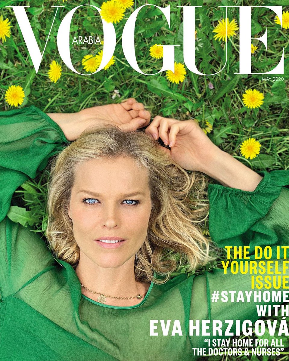 Eva Herzigova for Vogue Arabia - May 2020 #evaherzigova