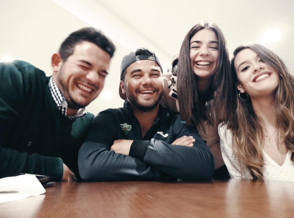 El último día no sé, pero el último día que salimos, estuve con los salaos estos!!! Cargando las pilas para lo que se nos venía encima...