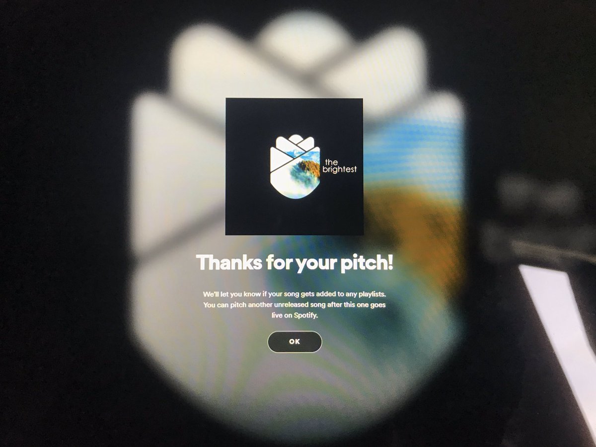 TheBrightestNW's tweet photo. Pitched to @Spotify for playlist consideration! 🤞

#follow #music #QuarantineRadio #newmusic2020 #Spotify #AppleMusic https://t.co/dQGJBa2xWU