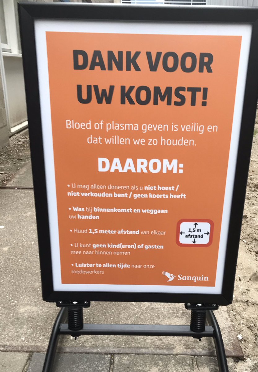 arnavanwerd's tweet photo. Bloed geven🩸doet leven, ook in tijden van corona  #ikgeefbloed 💉 @sanquin https://t.co/pV8u7GPaF9