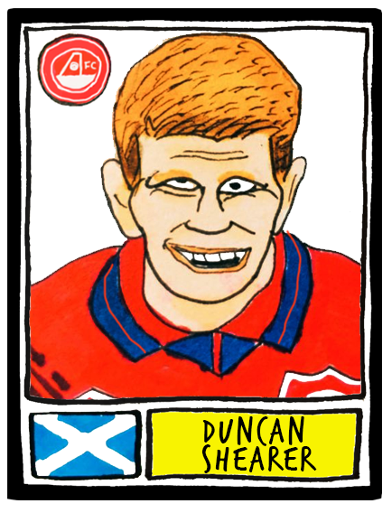 CheapPanini's tweet photo. Aberdeen FC - brace yourselves, we are drawing you ✍️

Suggestions needed please. 36 wonky Dons to be doodled. Our attempt at Duncan Shearer shouldn't fill anybody with confidence.

RT's appreciated 

P.S. we can't draw very well ❤️ https://t.co/1uUTcQSTpN