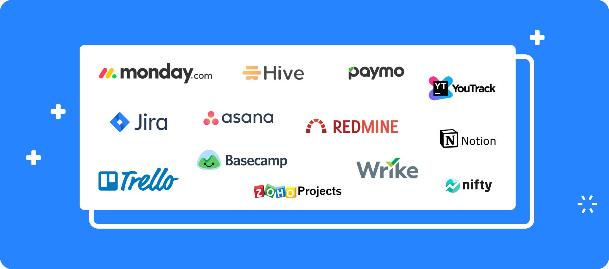 Launchberg on X: "If you are looking for a perfect project management tool  to effectively manage your tasks, check out this list:  https://t.co/0XtD51SnHJ @mondaydotcom @Jira @hive @Paymo @niftypm @youtrack  @NotionHQ @trello @basecamp @