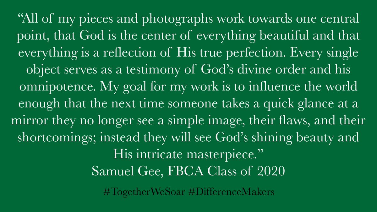 FBEagles's tweet image. Samuel Gee has also been chosen as a finalist in the TAPPS 5A Art State Championship. FBCA’s Visual Arts Program has been recognized at the local, state, and national level. This program is an 8-time TAPPS 5A State Champion. We are so proud of you, Samuel! #TAPPSArt 🦅
