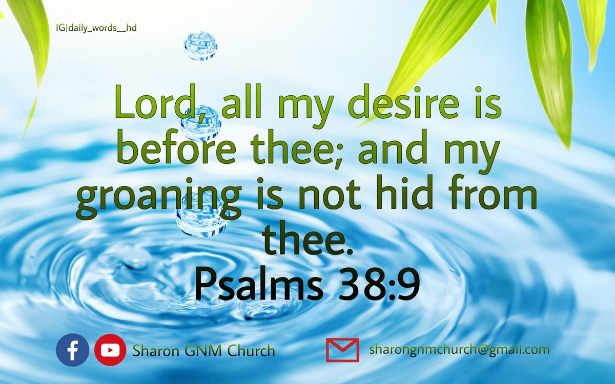 church_gnm's tweet photo. #daily_words english 

Psalms 38:9  Lord, all my desire is before thee; and my groaning is not hid from thee. https://t.co/lCUZrJxzDw