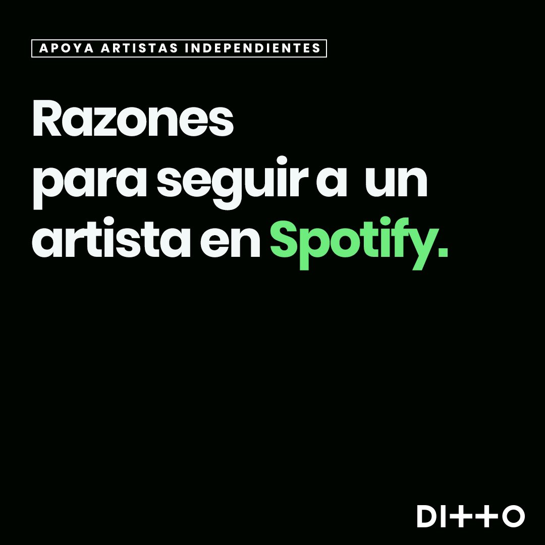 Ditto Music Español tweet media