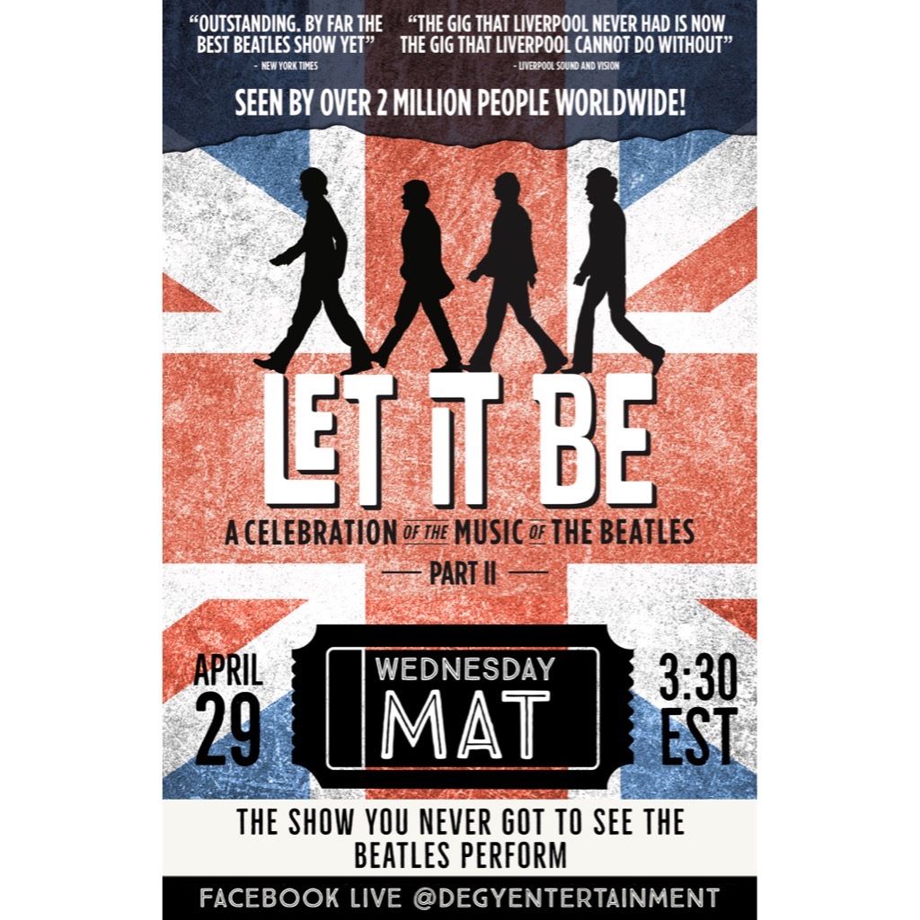 RSUCAT's tweet photo. 2:30 PM: Enjoy the Beatles or music of that time? Check out "Let It Be" Watch HERE: https://t.co/S84yCB1XVK https://t.co/At38aXQbW8