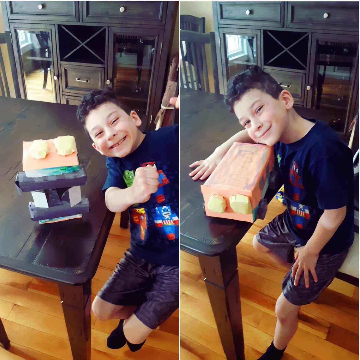 JessicaRego10's tweet photo. J made a bus using cylinders for the wheels 🛢🚌 @sousa_abc https://t.co/9V5G3RGTvd