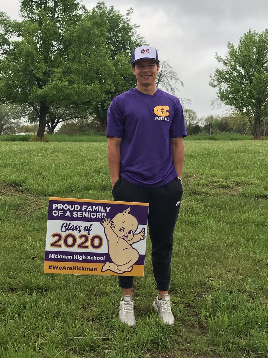 Senior, Kyle Brown. You've been a key piece in our baseball program the last 4 yrs and a driven leader in the hallways and on the field. Excited to see what your next chapter has in store. You're future is bright. #wearehickman