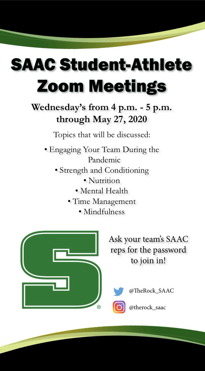 Slippery Rock SAAC tweet media