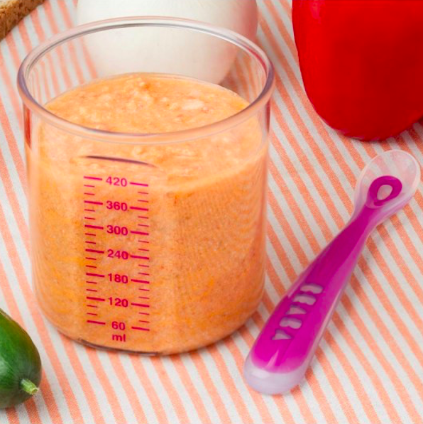 Beaba_Spain's tweet photo. #RecetaBabycook de gazpacho adaptada al Babycook 🍅 Ahora que ya empieza el calor apetece muchísimo, ¿No creéis?😋
#Béaba https://t.co/DpW8X7pRLY