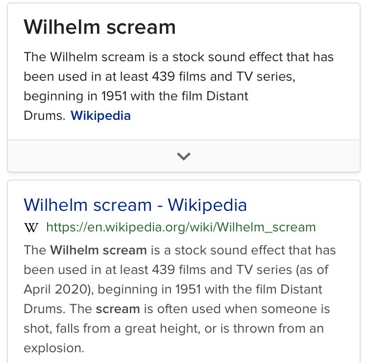 Wilhelm scream - Wikipedia