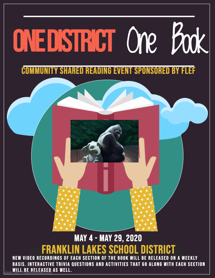 Looking forward to enjoying a book with our entire school community!  Thank you, FLEF!