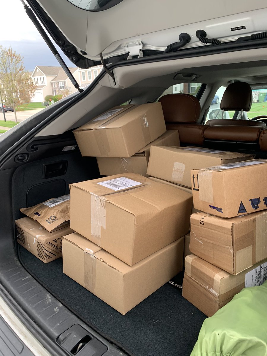 And now my car is a delivery truck😀