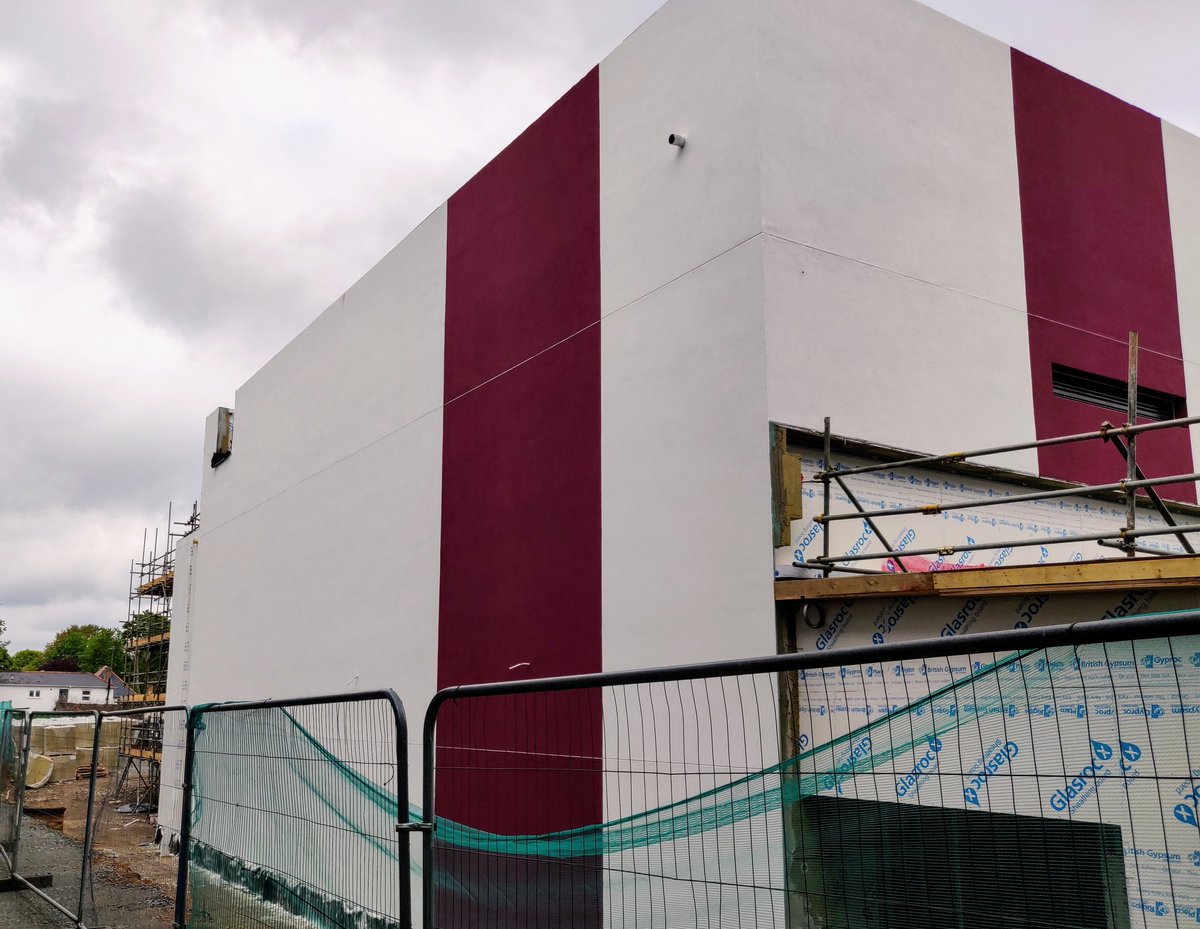 EPremises's tweet photo. Even with social distancing restrictions and limited materials supplies, work to our new Sports and Teaching block @WilmingtonGSG still ploughs on. https://t.co/rStFuH15kq