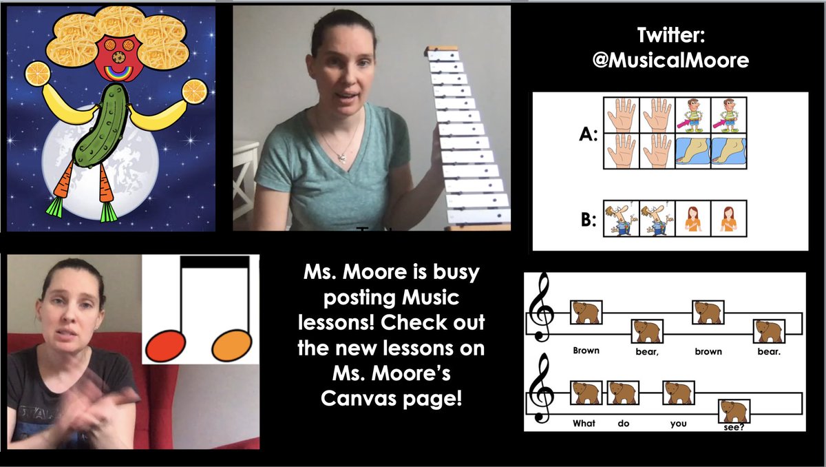 Check out Ms. Moore's Canvas Page for 2 Music lessons every week! <a href="/CIS_APS/">Claremont ES</a>