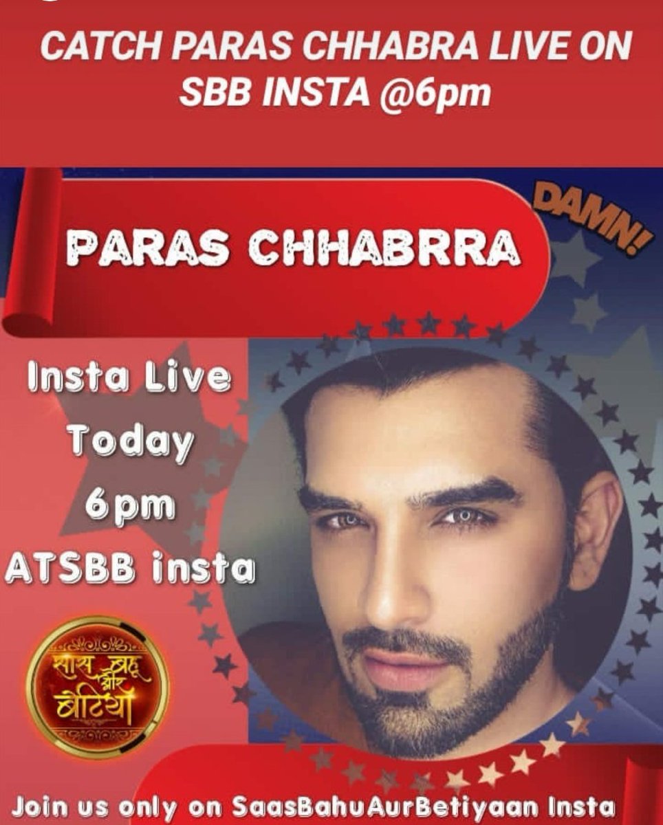 paras_bd's tweet photo. Dear fellow #ParasArmy #ParasChhabra s interview @ATSBB Instagram live with @paras_chhabra was postponed so so Those are nock me for its happen or not and for all Don't know for them to know...
#ParasFanForLife https://t.co/0zWlOs5BOL