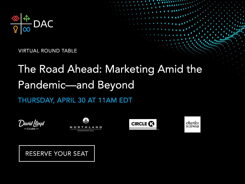 TOMORROW tune in for the live virtual round table! Can't make it? Register and we'll send you the recording. Marketing leaders will all be sharing thoughts and strategies for the road ahead as we begin to plan beyond #covid19 

hubs.ly/H0p_dJH0