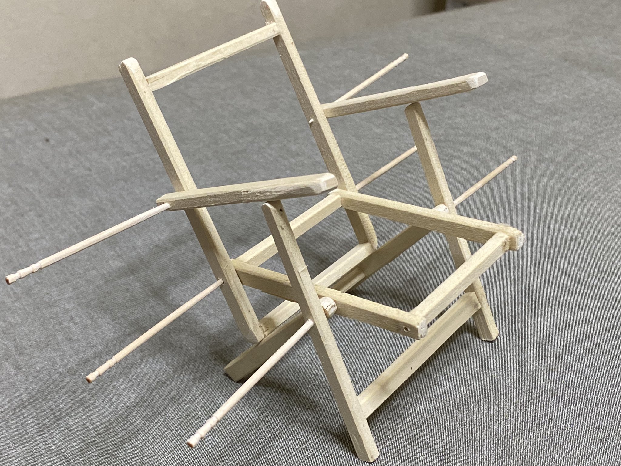 Keu Tv 割り箸万能 割り箸工作 自作チェア ニトリチェア T Co Jsmqrndfnb Twitter