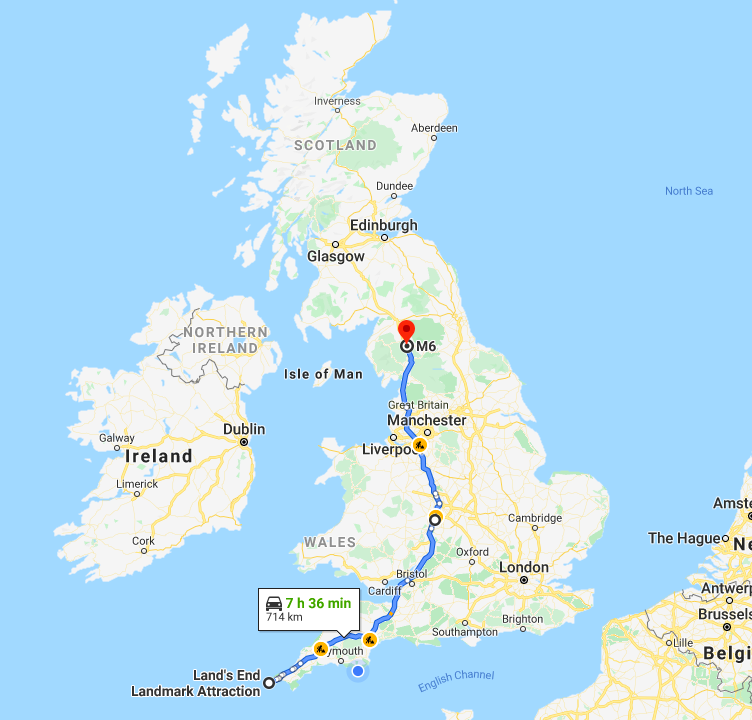 SalcombeTownFC's tweet photo. We're over HALF WAY there!!!

STFC 1407km (Land's End to John O'Groats) run update from DAY NINE: 

Another 74.5km completed bringing total to 714km.

Map shows where we are up to on the route and pictures of some runs also included.

Donate to NHS here..

https://t.co/mpLpEuEI2g https://t.co/lZvduvy3UX