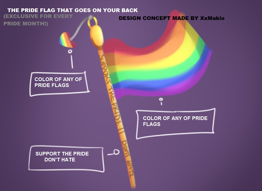 Underrated Makio On Twitter Petition To Make This On Ugc For Pride Month And Make More Pride Flags For It Roblox Robloxugc Robloxart Https T Co Z7ryz7yzzl - gay pride roblox