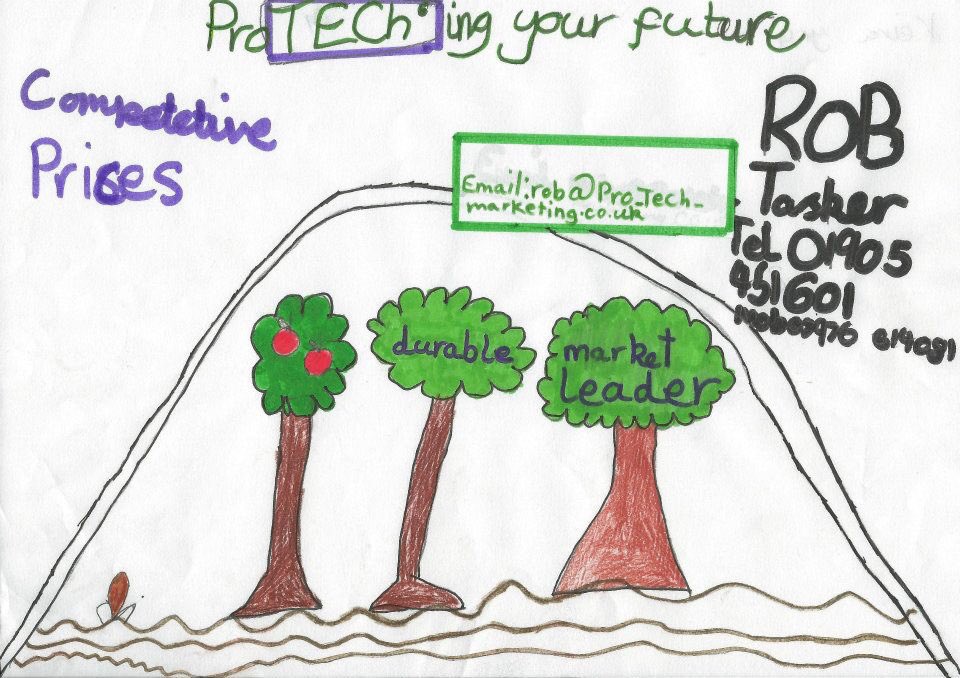 ProTechFuture's tweet image. Roll back 8 years ago: school polytunnel drawing competition.
After all this time we still passionate about providing the growers with durable products at competitive prices. The only thing has changed is our telephone number to 01952 433 123 #Protech #polytunnels #growingsystems