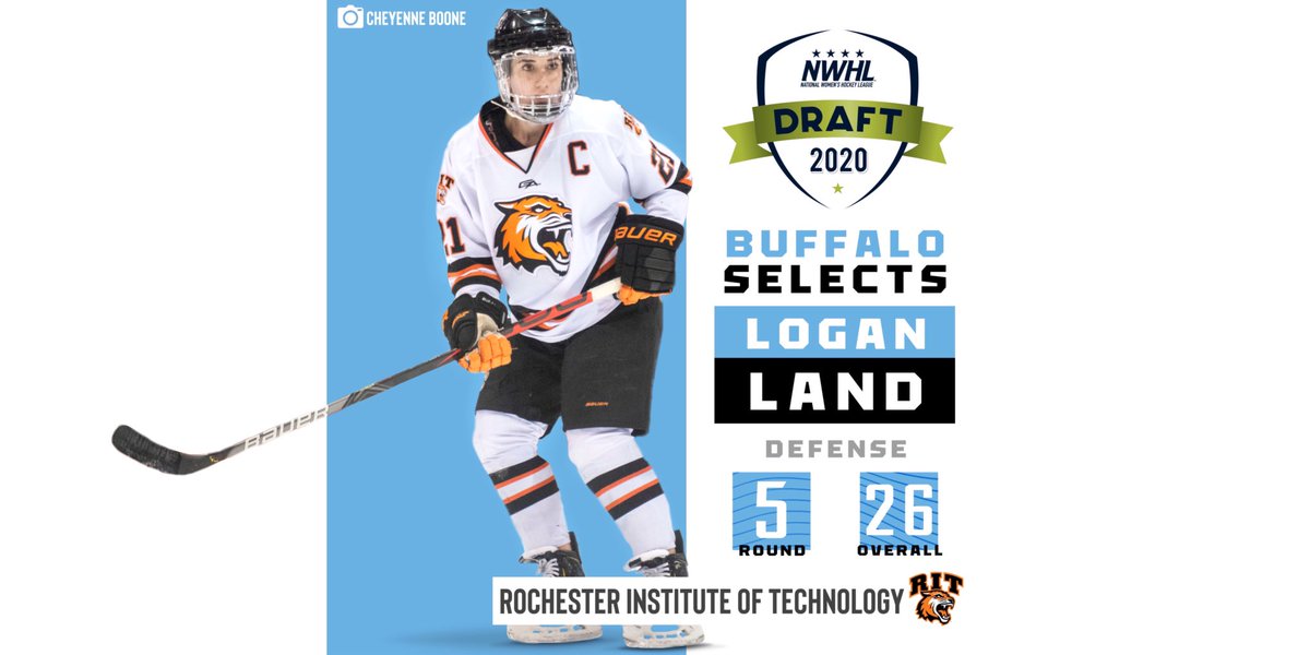 BuffaloBeauts's tweet photo. Major congrats to @loganlaand of @RITWHKY! Can’t wait to see you suit up in that #BeautsBlue! Welcome to Buffalo, Logan! 💙🏒 

#FortBeaut #Beauts #NWHL #NWHLDraft 
🖼: @jsantalucia96 https://t.co/LyQMwxhzam