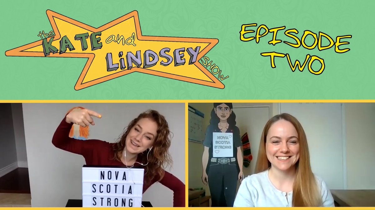 Tune into our YouTube channel tomorrow at 11AM EST for the newest episode of The Kate and Lindsey Show.
#StayHome
 <a href="/LMiddleton_/">Lindsey Middleton</a> <a href="/SuperFunKate/">Kate Conway</a> <a href="/DanielleThorny/">Danielle Thorn</a> <a href="/Adrian_Ellis/">Adrian_Ellis</a> <a href="/HeyBishop/">Jason Leaver</a>