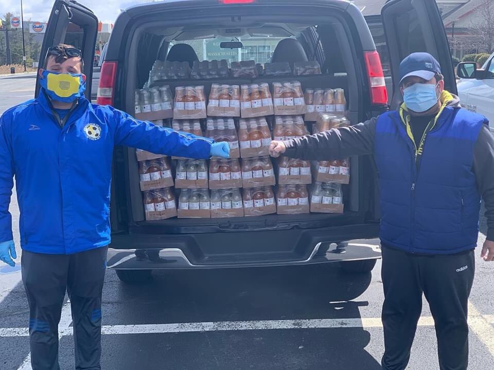 Big shout out to our East Coast Director @jimantonakas and this donation of over 100 cases of drinks to our Organization. This is much appreciated blue nation thanks you!! #upsl #givingback #bluenation #togetherwecan
