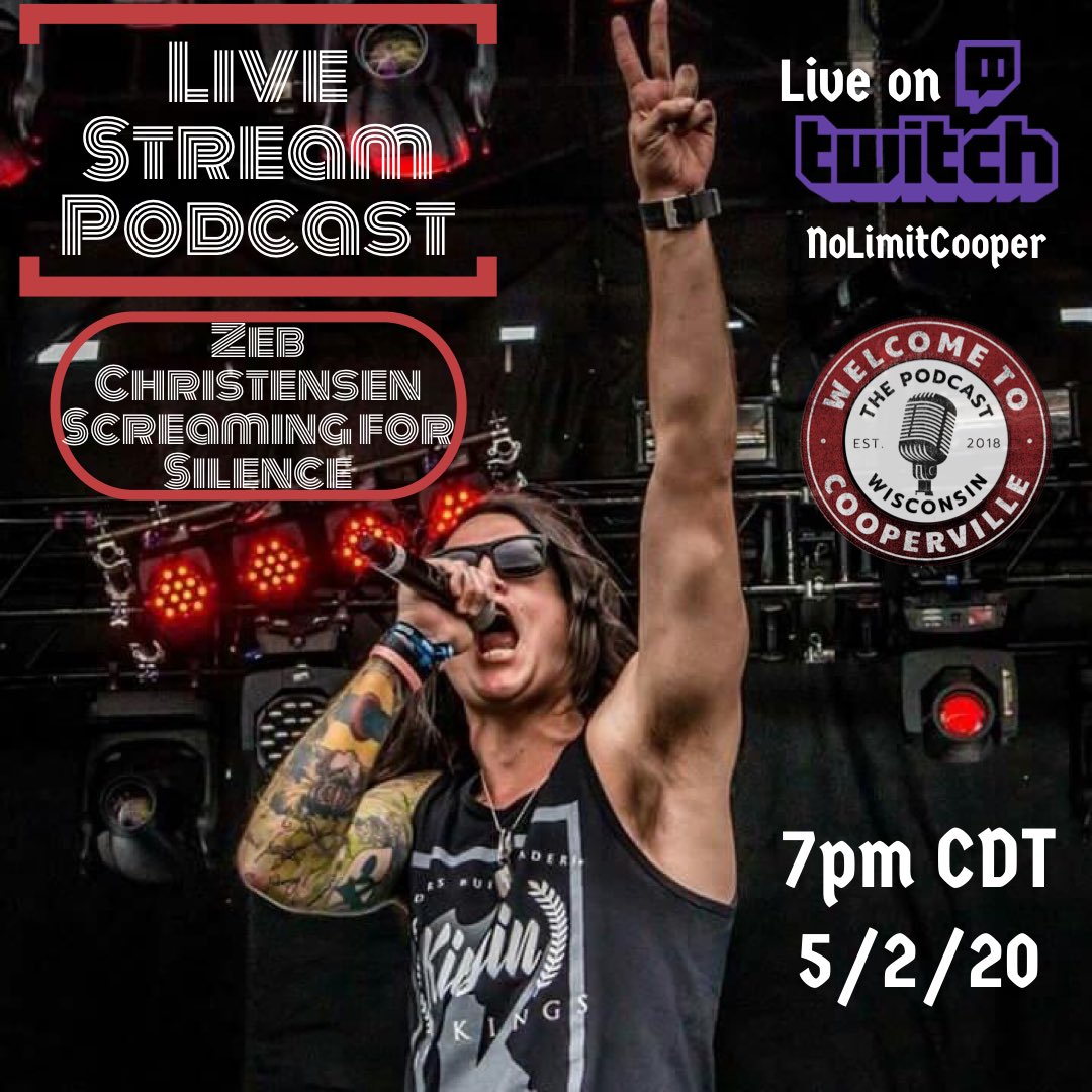nolimitcooper_'s tweet image. @ZEBS4S of @S4SBAND and myself will be yackin it up #live on @Twitch this #Saturday night at 7 central! #getonit twitch.tv/NoLimitCooper