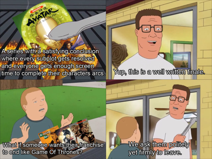 king of the hill is my favorite anime 