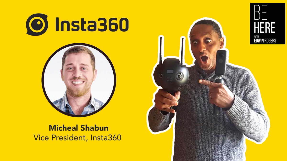 vrvideo's tweet photo. Live conversation with Micheal Shabun of @insta360 Thursday April 30th 12:00 Noon EST. 
https://t.co/CaiyffCWWt
#vr #360video #insta360 #vrvideo #behere #edwinrogers #VirtualReality https://t.co/tAvcxUC3UU