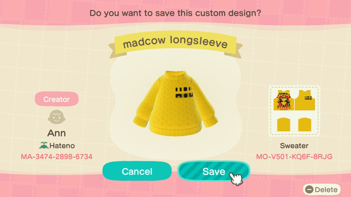 I finally decided I'll share the @cowchop designs, yall better be grateful... Anyway, here's a thread: