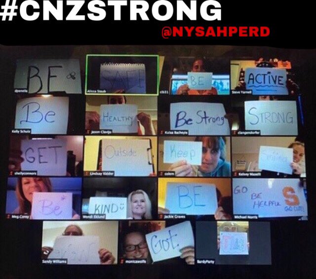 <a href="/NYSAHPERD/">NYS AHPERD</a> <a href="/CNZonePE/">Central North Zone</a> meeting tonight... on zoom! ❤️