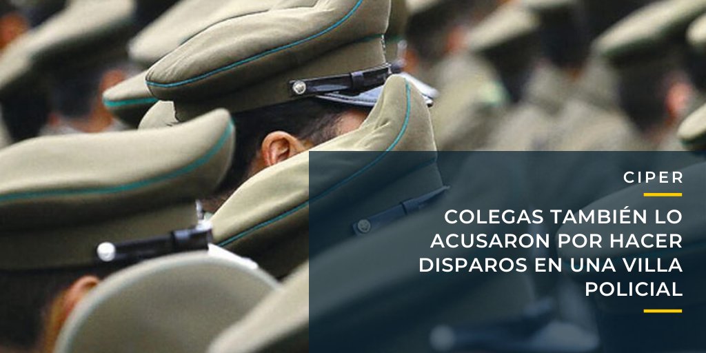 ciper's tweet photo. Carabinero investigado por balear a manifestantes en La Florida: oficial lo denunció en 2014 por vínculo narco 👉https://t.co/gNV8qRGuut https://t.co/1TIi9KFQxO