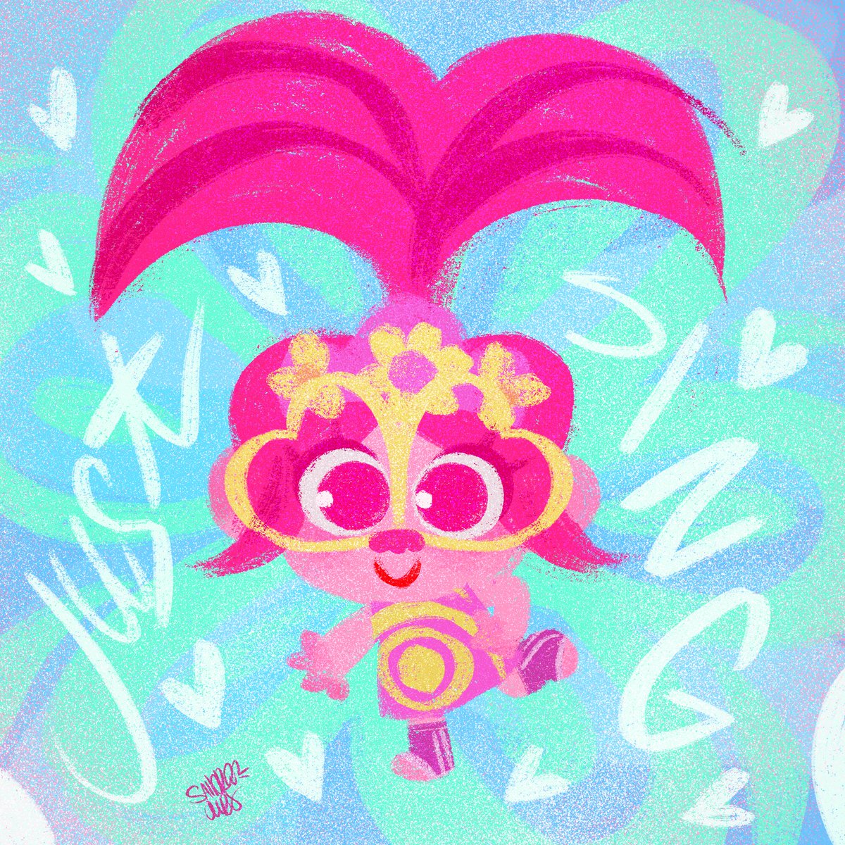 Sailorjubs's tweet photo. LISTEN!! 🌷🌿🙏 
#trools #TrollsWorldTour #poppy #queenpoppy https://t.co/Jmc8uLUbdL