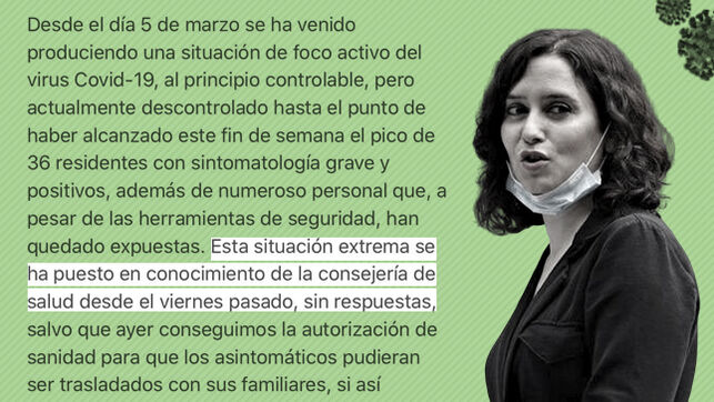 rodimato's tweet photo. #elintermediosofa Una residencia donde murieron 17 ancianos en cuatro días alertó a la Comunidad de Madrid sin lograr respuesta...
por mucho que vaya usted a la iglesia a rezar....no creo que haya un dios que le perdone.
Muchas explicaciones tendrá que dar el PP en Madrid.. https://t.co/ZfrAeK5Nsi
