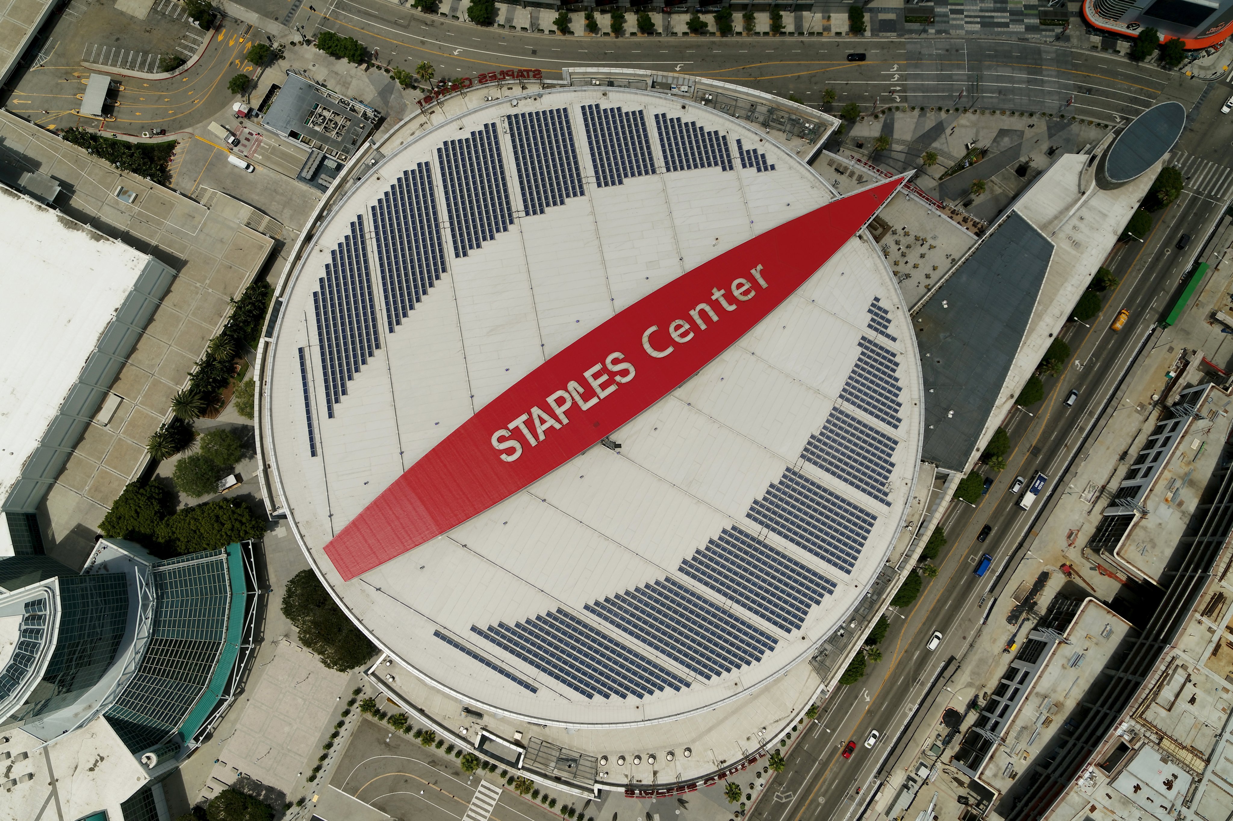 STAPLES CENTER Sign Staples Center Sign Staples Center 