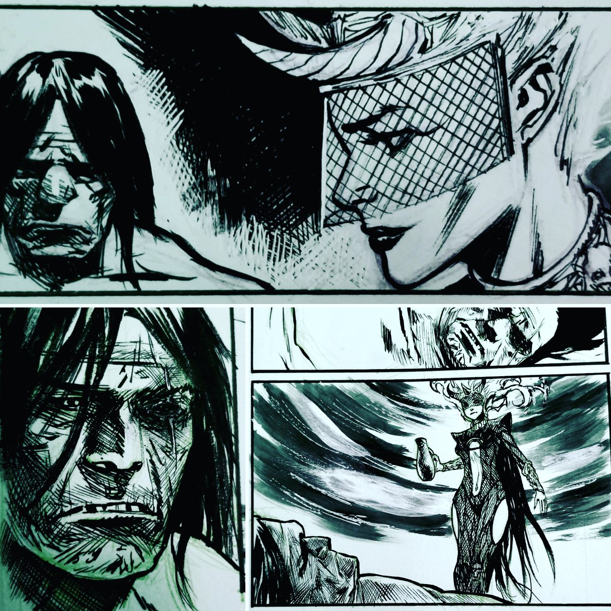 Some desk shots from a story i just finished for The Electric Black Anthology coming soon from @TheBlackCaravan 