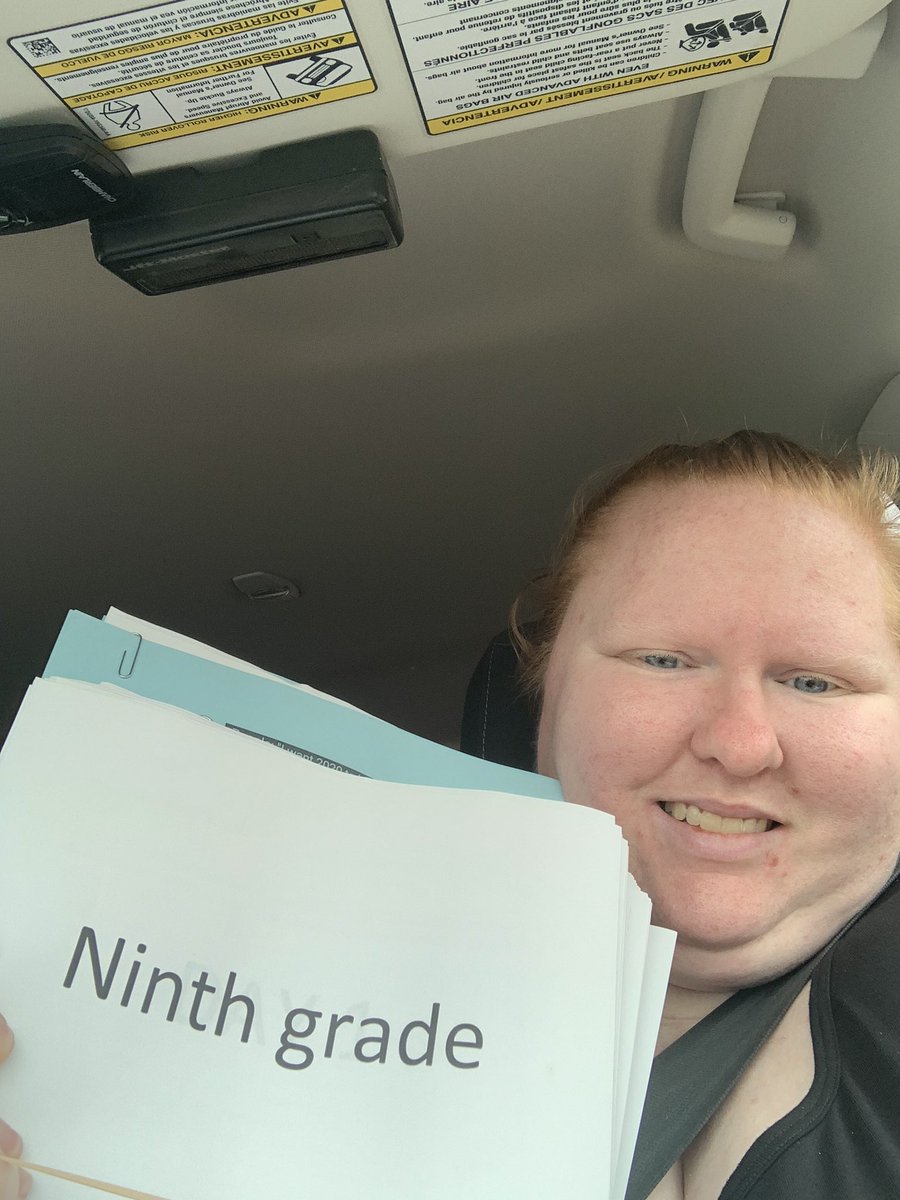 Dropping off work to my students #iamec #covid #homelearning