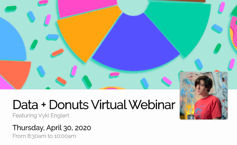laincubator's tweet photo. Miss seeing @datadonutsla on our campus? Yeah, we are too. 🍩☕ But tomorrow you can catch their first webinar, with speaker @vyki_e hosting a crash course in working remote for government agencies. RSVP: https://t.co/F8VRqNORwQ @SCAGnews @LAController @CountyofLA https://t.co/Z1RkvrYBX6