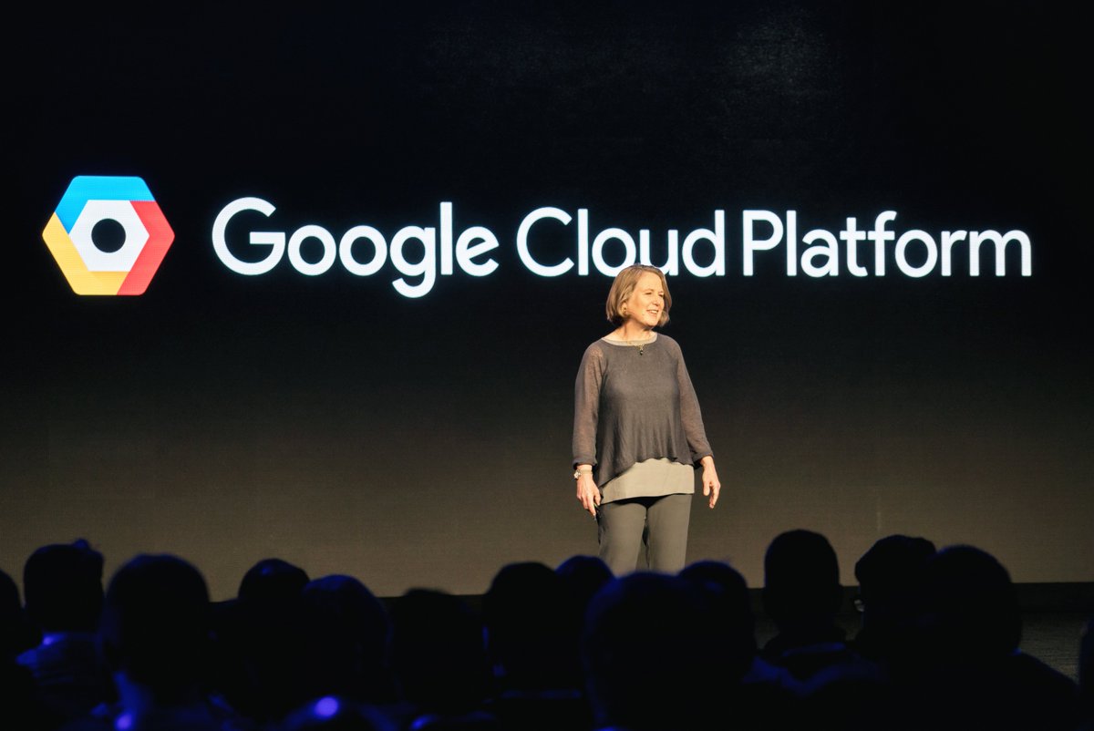 "For example take something like health... You know, you'll wear your  #device on your arm and you'll be able to start thinking about outcome based  #health - and only going to the doctor when you're diagnosed." — Diane Greene, CEO,  #Google Cloud  #4IR