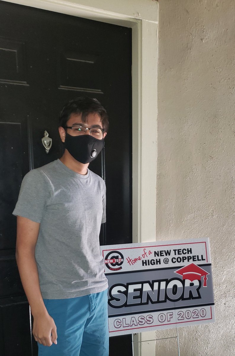 ck_faulk's tweet photo. Congratulations to New Tech Senior, Raja! @NewTechCoppell #nthc2020grad #CISDTogetherAtHome https://t.co/IXezREO1j0