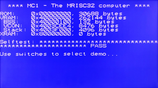 m_bitsnbites's tweet image. Happily running the MC1 #FPGA computer @ 120 MHz, after patching my broken DE0-CV board with a new oscillator via GPIO pins (off screen, wires to the right).

github.com/mrisc32/mc1

#MRISC32 #CPU #VHDL #opensource