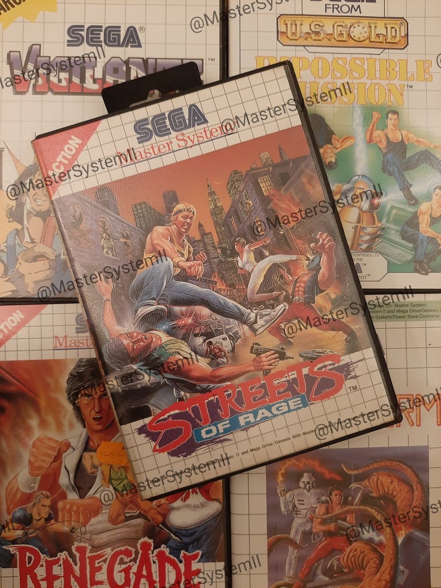 MasterSystemII's tweet image. Hoy es el día de Streets of Rage 4, del 3, del 2 y del 1. De los de 16 bits y de los 8, inclyuendo el de Master System. Un día no solo de homenaje a lo retro sino de reivindación de un estilo. 🕹🕹🕹
#MasterSystemII #streetsofrage  #dotemu #lizardcube #guardcrushgames #sega