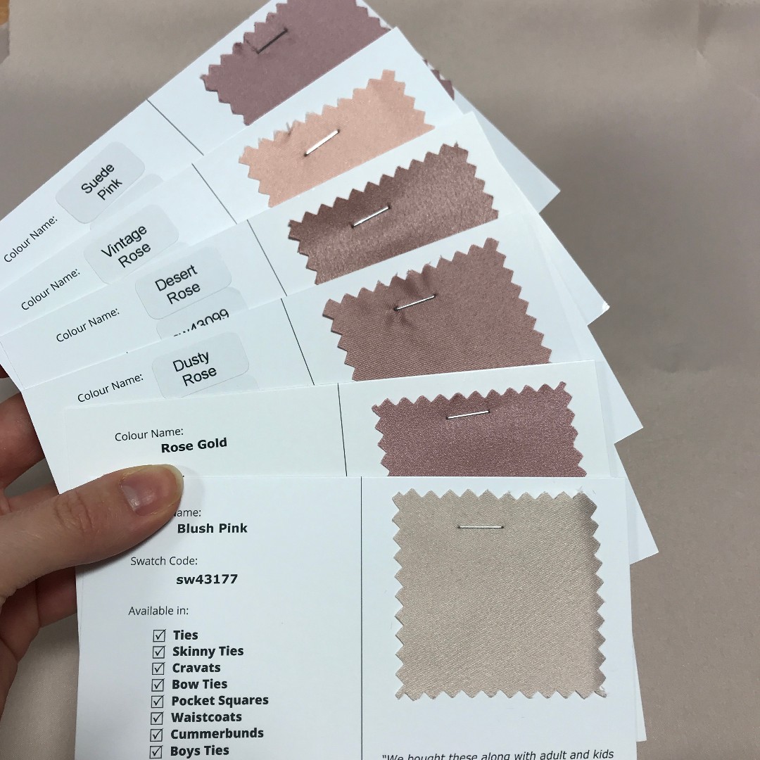 Some of our most popular Blush Pink colours!